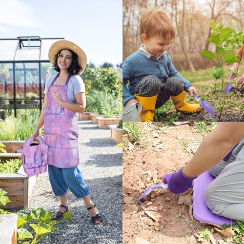 Purple Garden Tools Set 10 Pieces (purple)