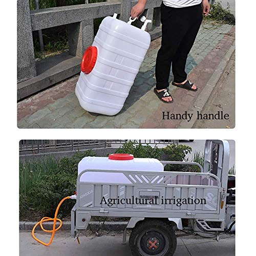Water Tank Water Storage Containers for Emergency and Camping with Handle Outdoor Portable Food Grade Plastic Car Water Tank for Travel Outdoor （25L (150l)