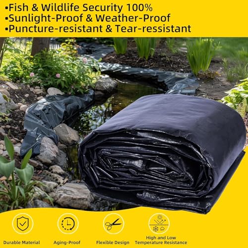 Pond Liner 15x20Ft Pond Liners for Outdoor (15x20 Ft)