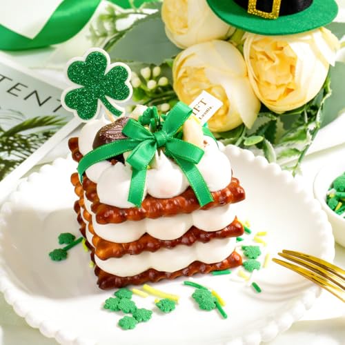 Shamrock Sprinkles for Cake Decorating (Green)