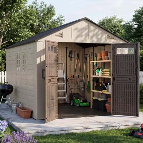 8x12 Ft Outdoor Storage Shed with Floor (8x12)