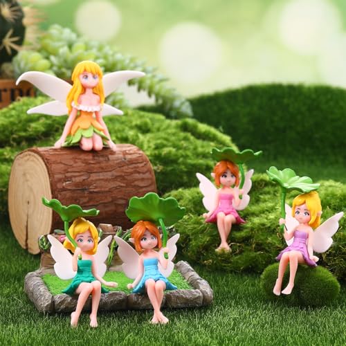 16 Pcs Miniature Fairy Figurines (3.42*2.24 inch)