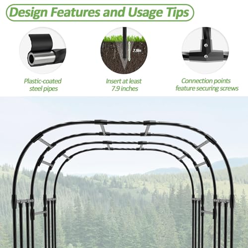 Garden Arch Trellis (69L*71W*87H inch)