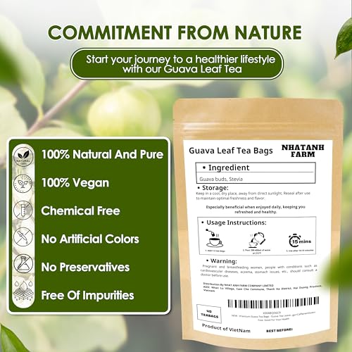 Premium Guava Tea Bags (40 Count)