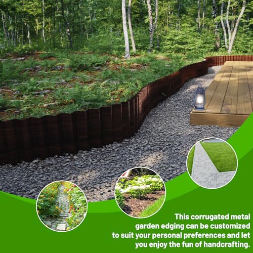 Corrugated Metal Garden Edging (8inx20FT)