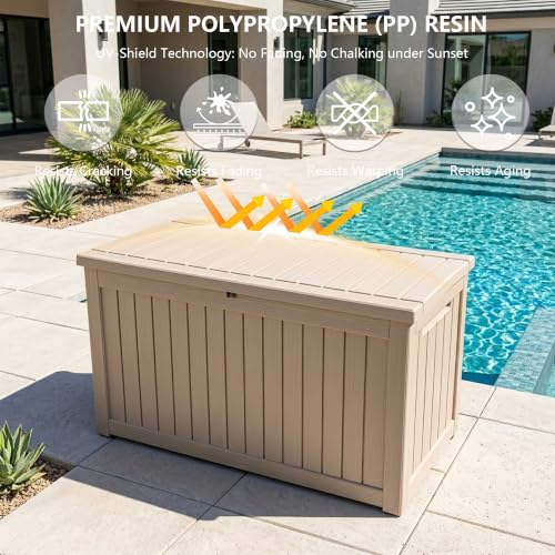 Outdoor Storage Box (Grey / 270 Gallon 3.0)
