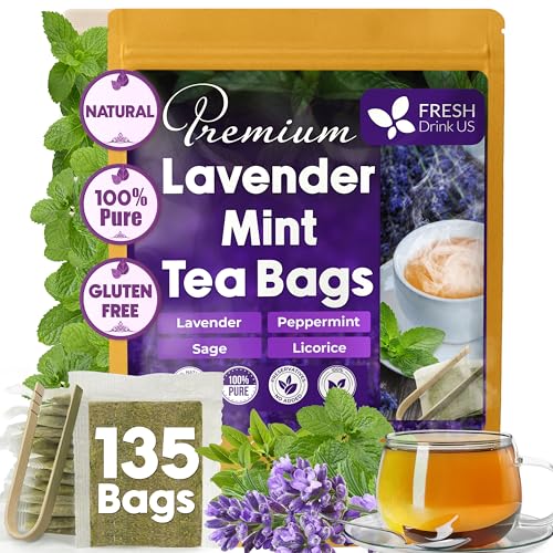 Premium 135 Tea Bags Lavender Mint Tea (135 TEA BAGS)