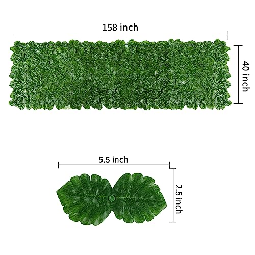 Artificial Ivy Privacy Fence Screen (39.4x157.5 in（Type4）)