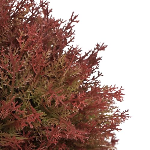24" Artificial Outdoor Fall Plants (Green Red)