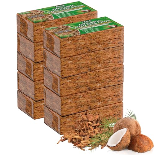 10 Pcs Coco Husk Chips for Plants