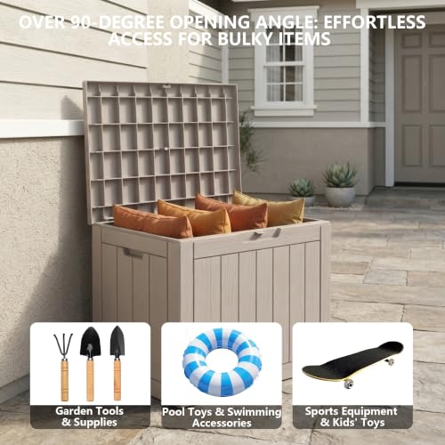Outdoor Storage Box (Grey / 35 Gallon 3.0)