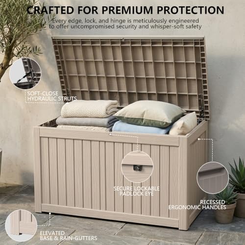 Outdoor Storage Box (Grey / 270 Gallon 3.0)