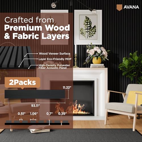 Acoustic Wood Wall Panels (16.52 Sq Ft)