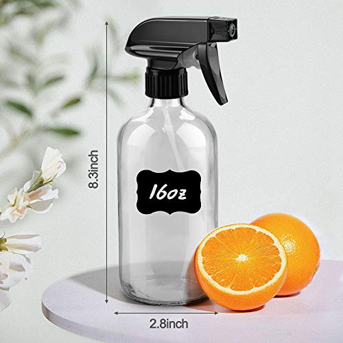 Glass Spray Bottles (2 Count)