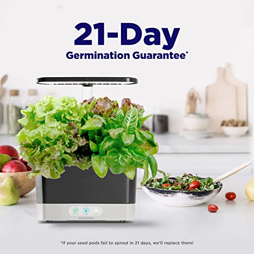 Harvest Indoor Garden Hydroponic System with LED Grow Light (Black / Harvest)