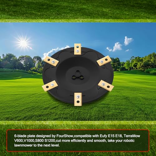 UPGRADE] Blade Discs + 6 Pieces Replacement Blades Compatible with Eufy E15 E18
