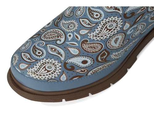 Faux Fur Mid Rain Boot (8 / Bandana)