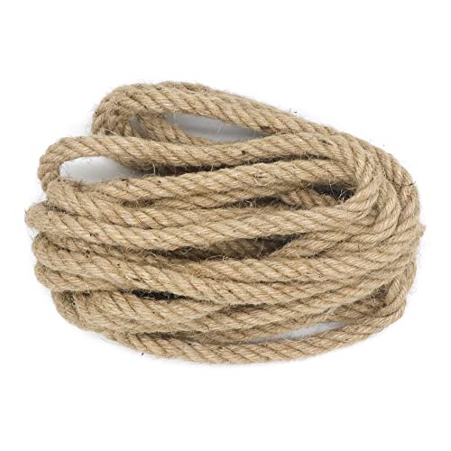 1 2 Inch Diameter Jute Rope (Natural Jute / 13mm x 25 Ft)