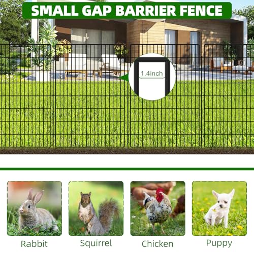 10 Panels Garden Fencing Animal Barrier (40in(H))