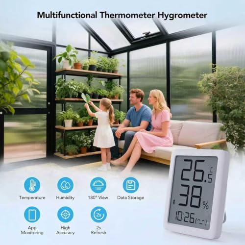 10x12 FT Greenhouse with Hygrometer (10x12 FT with thermometers)