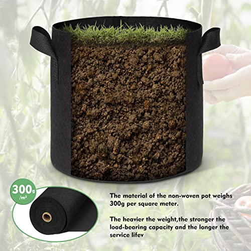 5 Pack Grow Bags 10 Gallon (5 Count)