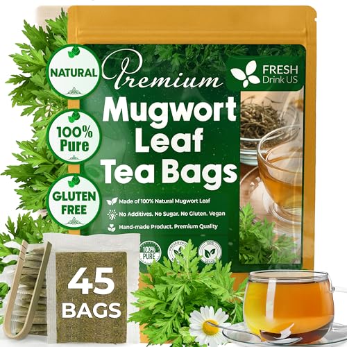 Premium 45 Bags Mugwort Leaf Tea (45 Tea Bags)