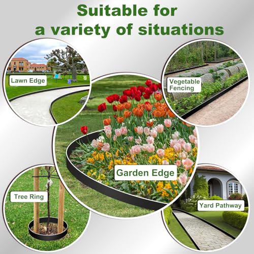 3 Inch x 50FT Garden Edging Border (3IN x 50FT)