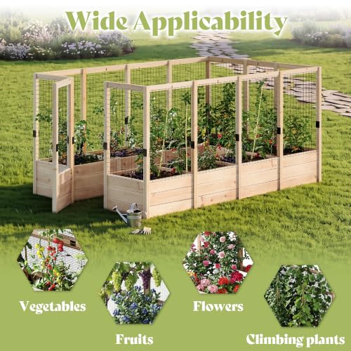U Shape Raised Garden Bed (7.5x12x6 FT)