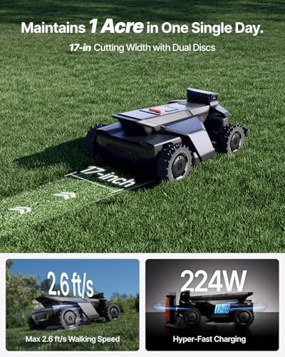 Segway Navimow X430 Robot Lawn Mower Wire Free with 4 Blade Sets (X430 4 Blade Sets)