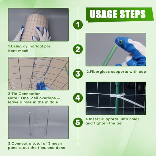 10 Set Plant Protectors from Animals (10 Count)