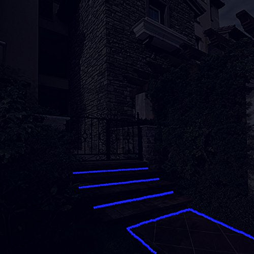 Glow in The Dark Pebbles for Outdoor Decor (200 Count)