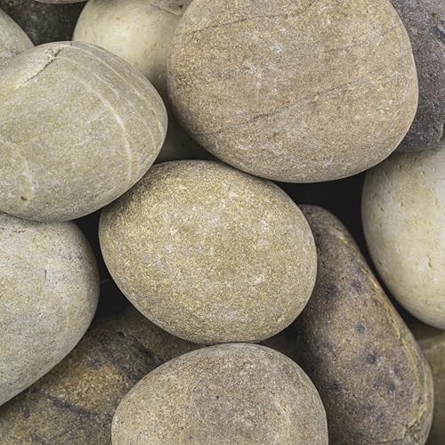 Multicolor Polished Decorative Pebbles Landscape Stone 40 lb (1 inch - 2.5 inch)