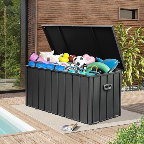 Domi 160Gallon Deck Box (Grey / 160 Gallon)
