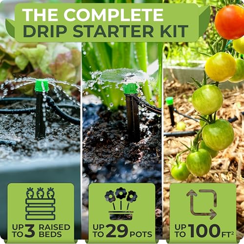 Drip Irrigation System Kit for Garden Watering