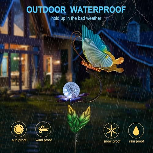 Solar Butterfly Garden Lights (Butterfly)