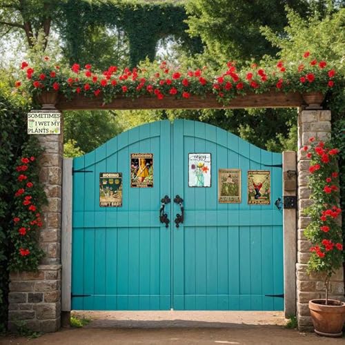 Funny Garden Decor Metal Signs For Outside Gardening Gifts For Women Patio Accessories For Outside Gardening Because Murder Is Wrong Sign Backyard Decorations Porch Tin Signs And Decor Outdoor 8x12 In (707)