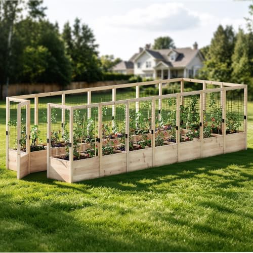 U Shape Raised Garden Bed (7.5x20x6 FT)