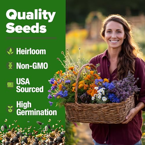 32 Medicinal Herb & Tea Variety Seeds Garden Kit