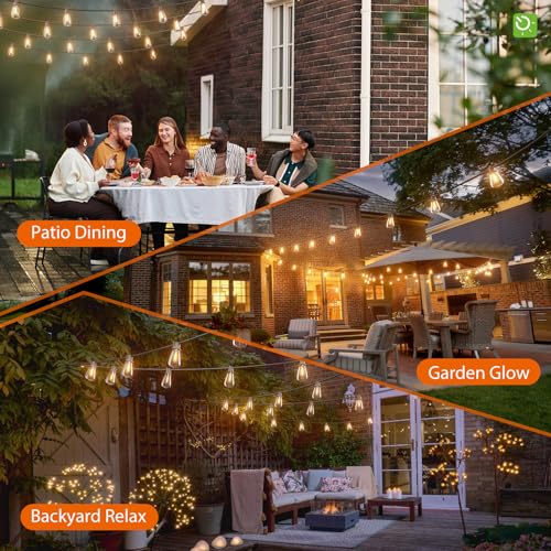 78FT(72+6) Solar String Lights Outdoor with USB Port Remote Control (72 Foot)
