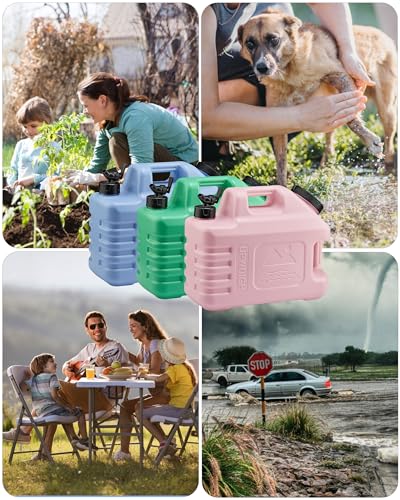 5 Gallon Camping Water Jug with Spigot (Pastel Mix / 5 Gallon)