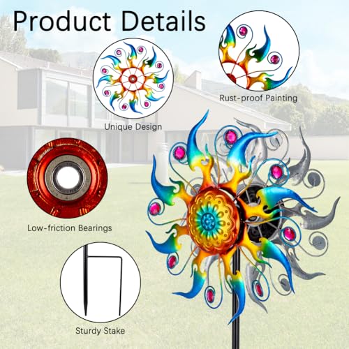 Wind Spinner Outdoor (13‘’Colorful)