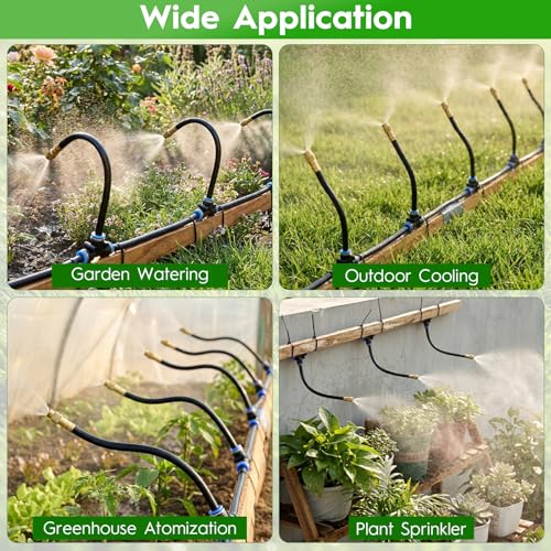 100FT 360° Adjustable Drip Irrigation System (100 FT)