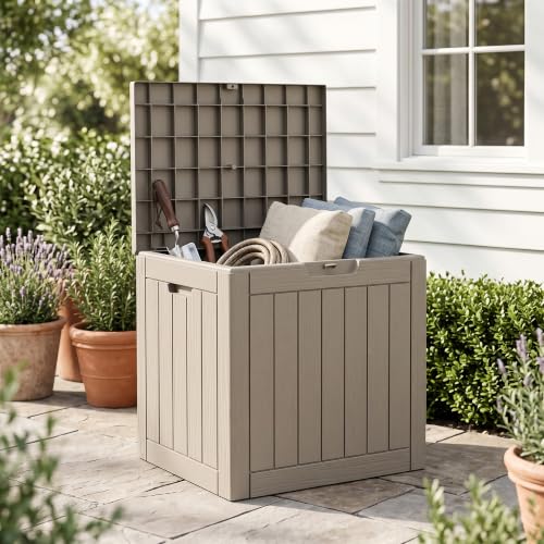 Outdoor Storage Box (Grey / 35 Gallon 3.1 M)