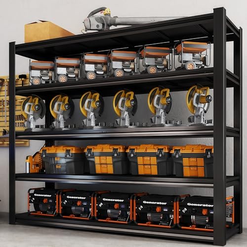 Garage Shelving (5T 62" W x 24" D x 84" H)