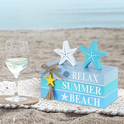Beach Summer Table Decor (Ocea - Blue White)