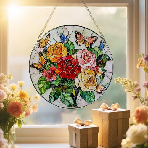 Butterfly & Rose Ornament (Butterfly&rose)