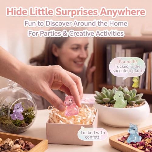 Mini Resin Unicorn Figures to Hide (Unicorns)