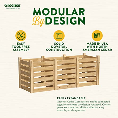 Premium Cedar Wood Composter