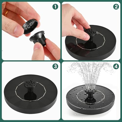 1.4W Solar Bird Bath Fountain Pump