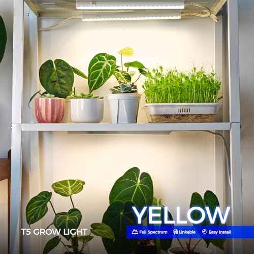T5 Grow Light (Yellow / 1ft-white Cover)